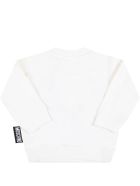 Moschino White Sweatshirt For Baby Kids With Teddy Bear Moschino White Sweatshirt For Baby Kids With Teddy Bear - White