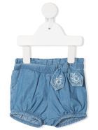 Bow-detail Denim Shorts Chloé Bow-detail Denim Shorts - DENIM SCURO