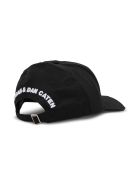 Dsquared2 Cotton Hat With Contrasting Logo Dsquared2 Cotton Hat With Contrasting Logo - White/black