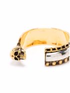 Alexander McQueen Punk Hoop Brass Earrings Alexander McQueen Punk Hoop Brass Earrings - Metallic