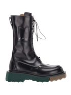 Off-White Off White Sponge Combat Boot Off-White Off White Sponge Combat Boot - Nero