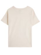 Gucci Jersey T-shirt With Gg Apple Print Gucci Jersey T-shirt With Gg Apple Print - Bone