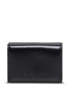 Balenciaga Essential Black Leather Wallet With Logo Balenciaga Essential Black Leather Wallet With Logo - Black