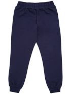Moschino Blue Cotton Jogger With Logo Print Moschino Blue Cotton Jogger With Logo Print - Blu