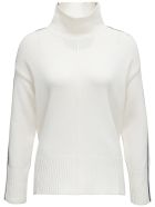 Antonelli Pimpinella White Wool Blend Sweater Antonelli Pimpinella White Wool Blend Sweater - White