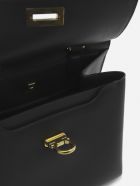 Salvatore Ferragamo Trifolio S Shoulder Bag In Leather Salvatore Ferragamo Trifolio S Shoulder Bag In Leather - Black