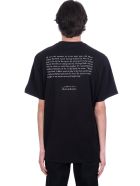 Throwback T-shirt In Black Cotton Throwback T-shirt In Black Cotton - black