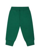 MSGM Green Suit For Babykids With Velvet Logo MSGM Green Suit For Babykids With Velvet Logo - Green