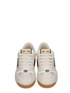 Gucci Sneakers In Beige Suede And Leather Gucci Sneakers In Beige Suede And Leather - beige