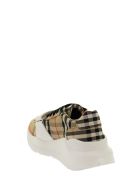 Burberry Regis - Vintage Check Cotton Trainer Burberry Regis - Vintage Check Cotton Trainer - Archive Beige