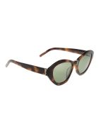 Light Havana Sl M60 Sunglasses Saint Laurent Light Havana Sl M60 Sunglasses - Havana green