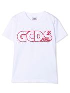 GCDS Mini White Cotton T-shirt GCDS Mini White Cotton T-shirt - Bianco