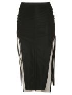 Rick Owens Collage Knee Length Skirt Rick Owens Collage Knee Length Skirt - Black