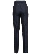 Maison Margiela Anthracite Grey Tailored Pants In Wool Blend Maison Margiela Anthracite Grey Tailored Pants In Wool Blend - Grey