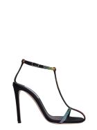 Sebastian Milano Sandals In Multicolor Satin Sebastian Milano Sandals In Multicolor Satin - multicolor