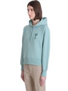 Ami Alexandre Mattiussi Sweatshirt In Green Cotton Ami Alexandre Mattiussi Sweatshirt In Green Cotton - green