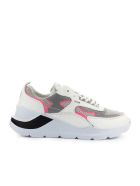 D.a.t.e. Fuga Flash Grey Fuchsia Sneaker D.A.T.E. Fuga Flash Grey Fuchsia Sneaker - Bianco/Rosa
