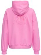 Balenciaga Pink Jersey Hoodie With Logo Balenciaga Pink Jersey Hoodie With Logo - Pink