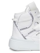 Givenchy High Top Wing Sneakers In Leather With Logo Givenchy High Top Wing Sneakers In Leather With Logo - White