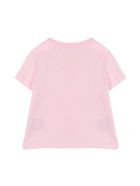 Balmain T-shirt With Print Balmain T-shirt With Print - Rosa/bianco