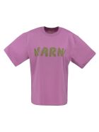 Marni Cotton Jersey T-shirt With Marni Print Marni Cotton Jersey T-shirt With Marni Print - Pink