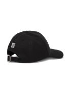 Givenchy Black Cotton Blend Hat With Logo Givenchy Black Cotton Blend Hat With Logo - Black