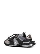 Dolce & Gabbana Space Multicolor Sneaker In Mix Of Materials Dolce & Gabbana Space Multicolor Sneaker In Mix Of Materials - Grey