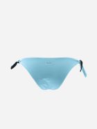 Fisico - Cristina Ferrari Two-tone Bikini Bottoms With Side Knot Fisico - Cristina Ferrari Two-tone Bikini Bottoms With Side Knot - Turchese+nero