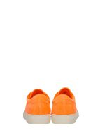 Common Projects Achille Fluo Sneakers In Orange Suede Common Projects Achille Fluo Sneakers In Orange Suede - orange