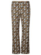 Fendi Leo Splash Quilted Trousers Fendi Leo Splash Quilted Trousers - White