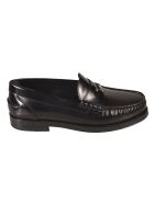 Tod's Classic T-plaque Loafers Tod's Classic T-plaque Loafers - Black