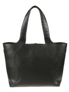 Hogan Restyling Basic Maxi Shopper Bag Hogan Restyling Basic Maxi Shopper Bag - Black