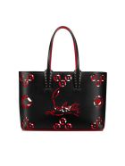 Christian Louboutin Black Leather Cabata Small Loubinthesky Perfore Christian Louboutin Black Leather Cabata Small Loubinthesky Perfore - BLACK
