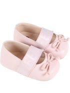 Fendi Pink Ballerinas Flats For Baby Girl Fendi Pink Ballerinas Flats For Baby Girl - Pink
