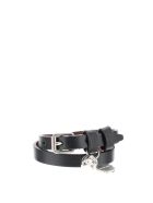 Alexander McQueen Double Wrap Skull Bracelet Alexander McQueen Double Wrap Skull Bracelet - BLACK