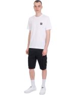 Stone Island Shorts In Black Cotton Stone Island Shorts In Black Cotton - black