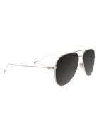 'classic 11' Aviator Sunglasses Saint Laurent 'classic 11' Aviator Sunglasses - Silver grey