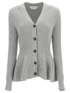 Shaped Cardigan Alexander McQueen Shaped Cardigan - Grigio
