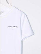 White Kids T-shirt With Micro Logo On The Chest Givenchy White Kids T-shirt With Micro Logo On The Chest - Bianco