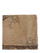 Cotton Scarf Uma Wang Cotton Scarf - Coffee/black