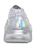 Dolce & Gabbana Daymaster Silver Colored Leather Sneakers Dolce & Gabbana Daymaster Silver Colored Leather Sneakers - Metallic
