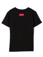 GCDS Black Cotton T-shirt GCDS Black Cotton T-shirt - Nero