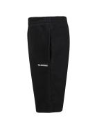 Balenciaga Black Shorts For Kids With White Logo Balenciaga Black Shorts For Kids With White Logo - Black