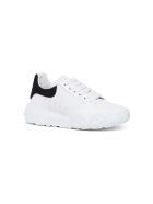 Alexander McQueen Oversize Sneakers In White Leather Alexander McQueen Oversize Sneakers In White Leather - White/black