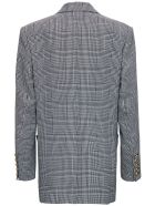 Balmain Double-breasted Glenn Plaid Blazer Balmain Double-breasted Glenn Plaid Blazer - Black
