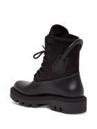 Givenchy Rubber And Leather Combat Black Boots Givenchy Rubber And Leather Combat Black Boots - Black
