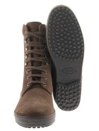 Tod's Winter Rubber Boots In Suede Leather Tod's Winter Rubber Boots In Suede Leather - Brown