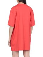 MSGM Logo Midi Dress MSGM Logo Midi Dress - STRAWBERRY RED