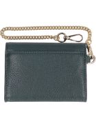 Michael Kors Money Pieces Small Flap-over Leather Wallet Michael Kors Money Pieces Small Flap-over Leather Wallet - green