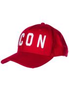 Dsquared2 Icon Baseball Cap Dsquared2 Icon Baseball Cap - Rosso